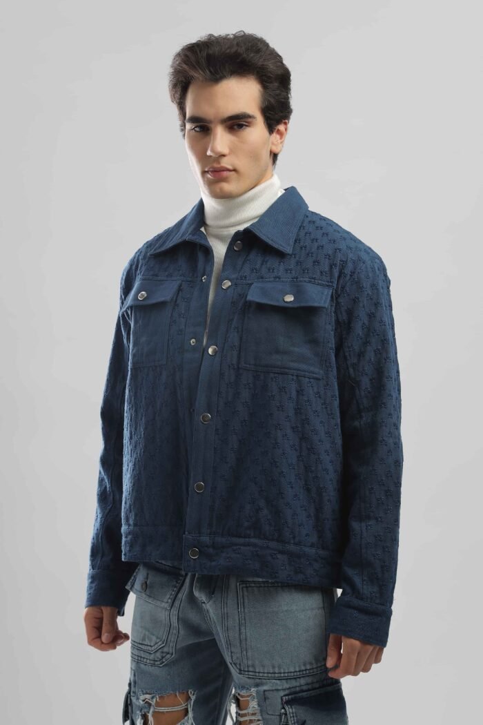 Indigo Stitch Jacket - Image 5