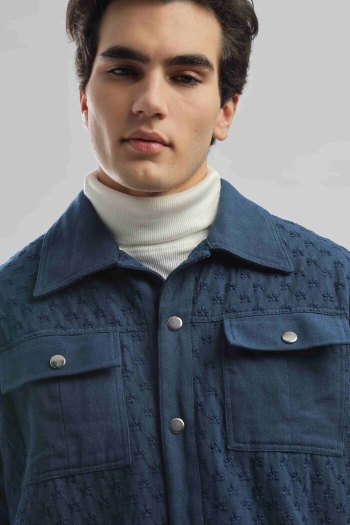 Indigo Stitch Jacket - Image 2