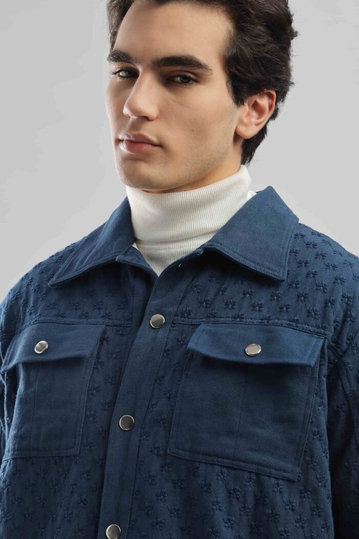 Indigo Stitch Jacket - Image 6
