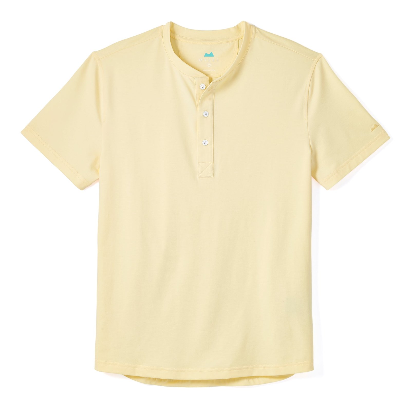 Everyday Henley Short Sleeve in Buttercream