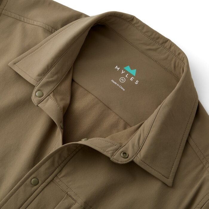 Everyday Overshirt in Dusky Green - Image 4