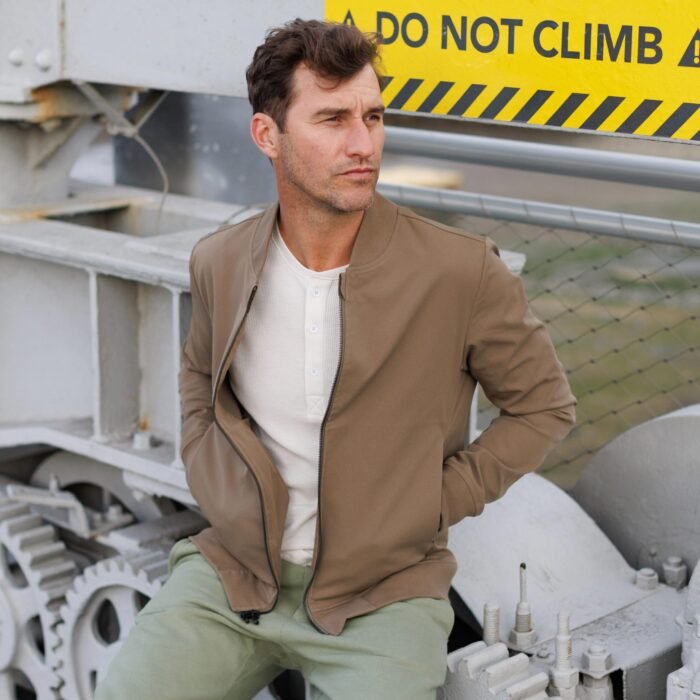 Tour Bomber in Olive Khaki - Image 2