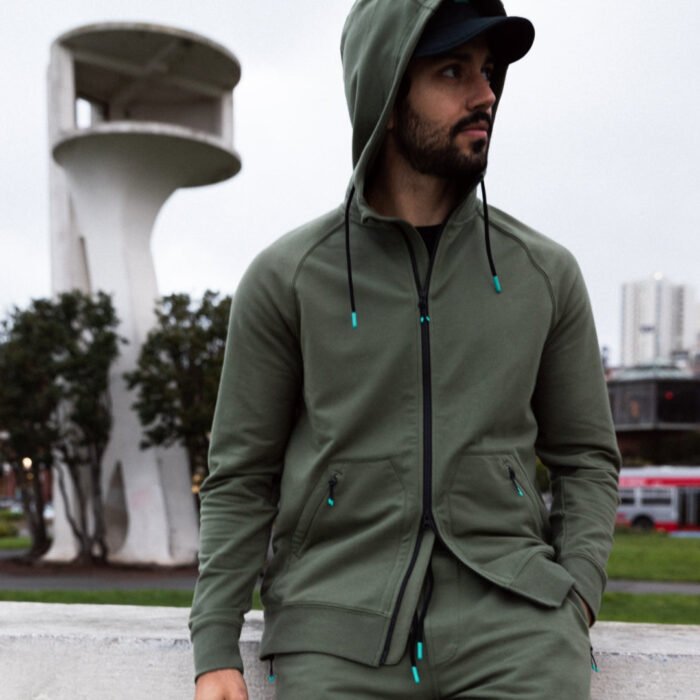 ACTive Knit Hoodie in Fatigue - Image 2